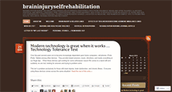 Desktop Screenshot of braininjuryselfrehabilitation.com
