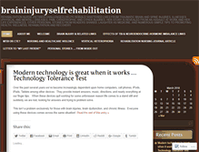 Tablet Screenshot of braininjuryselfrehabilitation.com